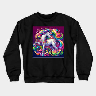 Unicorn Study - Fantasy AI Crewneck Sweatshirt